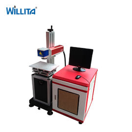 中国 50w繊維レーザーの印機械3軸線のテーブルの上のステンレス鋼のレーザープリンターによる印刷機械 サプライヤー
